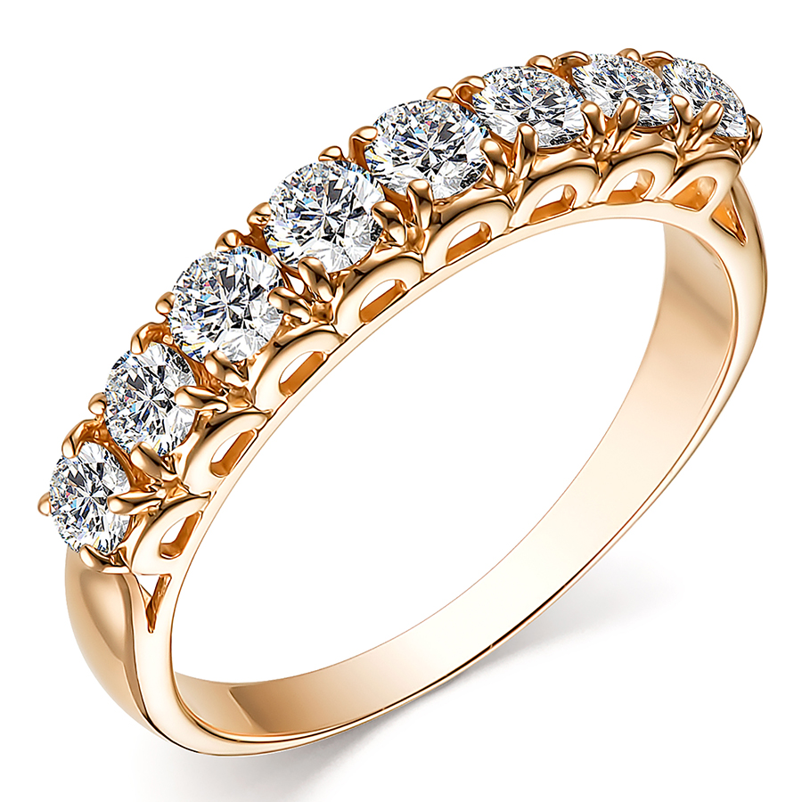 Кольцо, золото, бриллиант, 15211-100